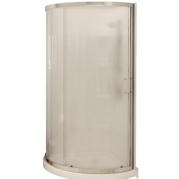 Maax Cyrene Shower Kit, 34 in L, 34 in W, 76 in H, Acrylic, Chrome